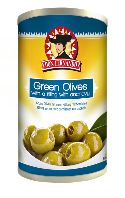 DON FERNANDO GREEN OLIVES 350G